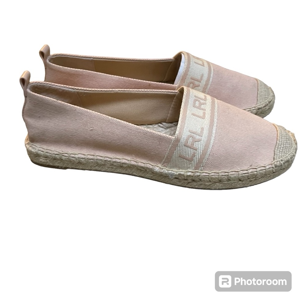 Lauren Ralph Lauren Pink Canvas Espadrilles